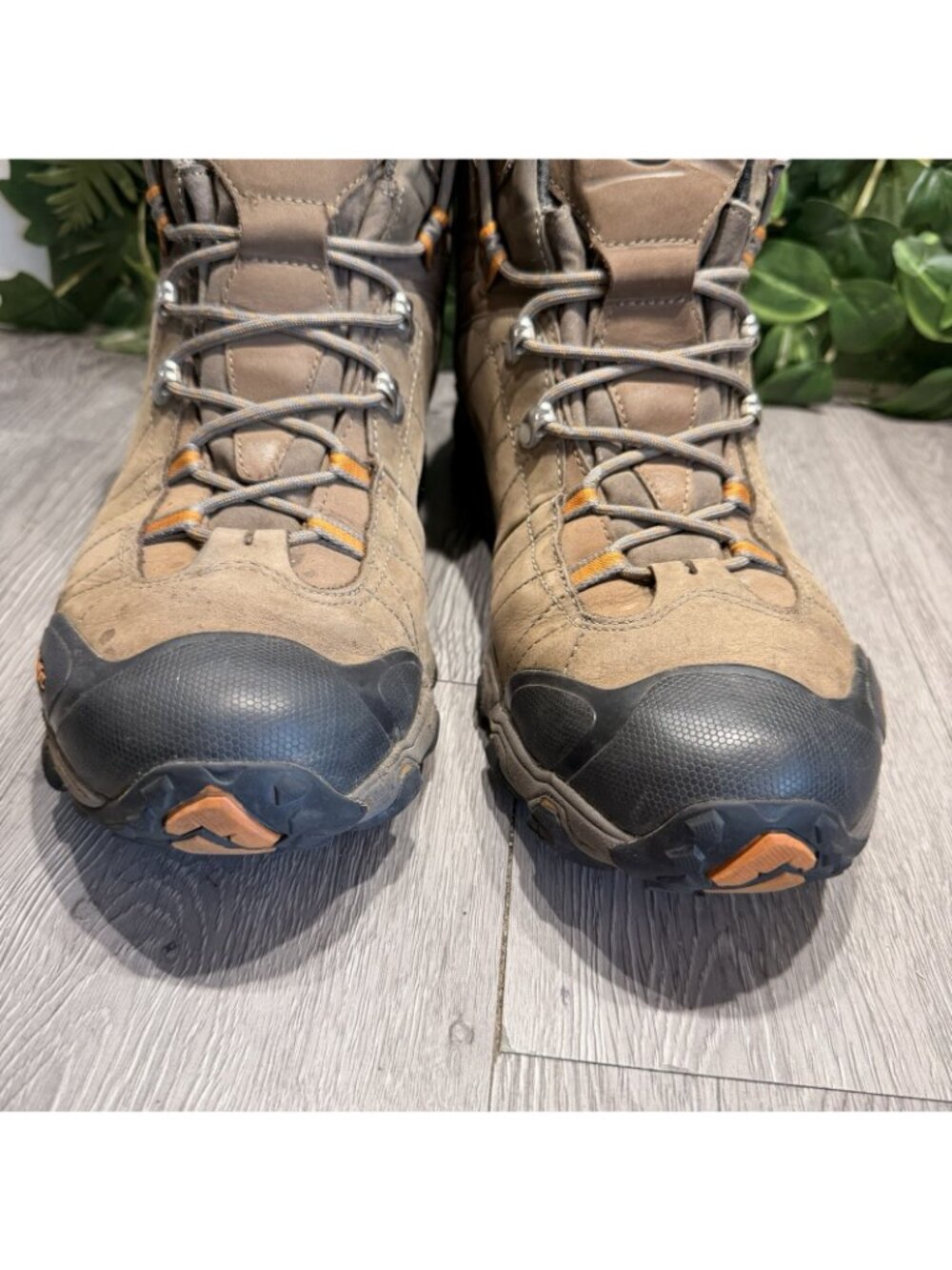 Oboz Bridger Mid Hiking Boots Men's 14 Brown B Dry Waterproof Leather Rugged - Picture 3 of 12